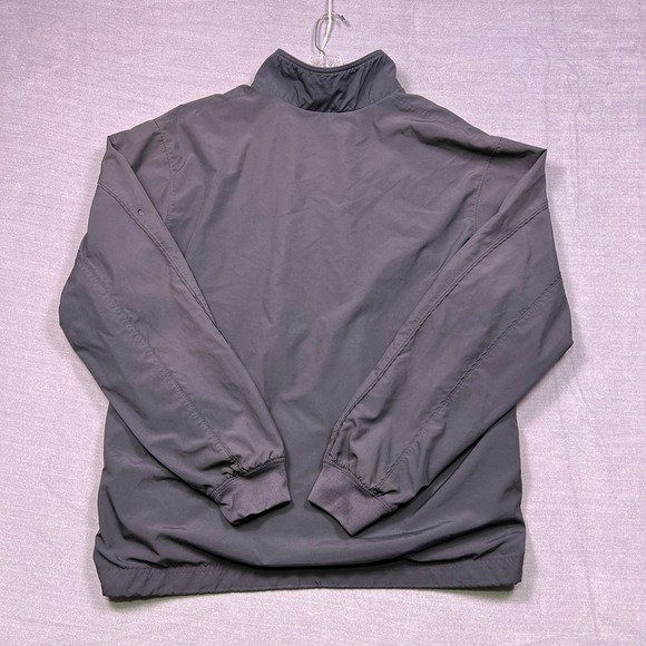 VTG Nike Y2K Sportswear Windbreaker Jacket Gray Full Zip Mens XL Lightweight - Picture 2 of 11